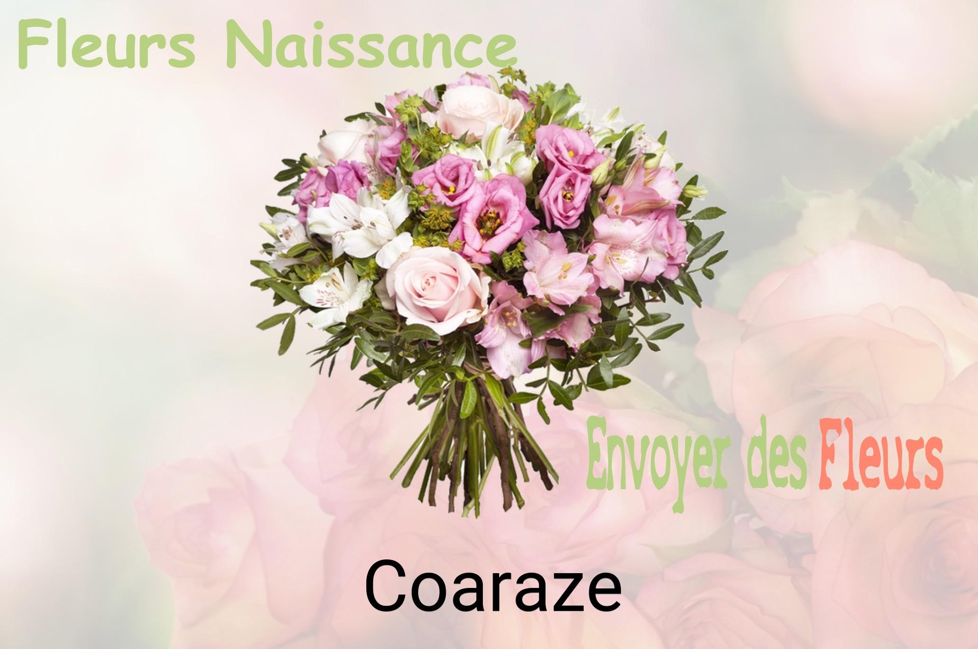 Bouquet de fleurs de naissance livré à Coaraze